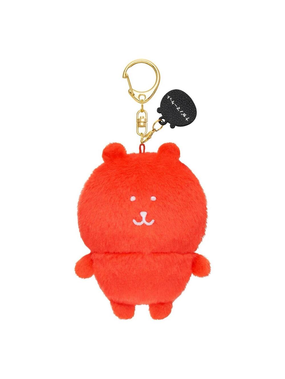 NWT Nagano Market Colorful Joke Bear Red Plush Mascot 10cm
